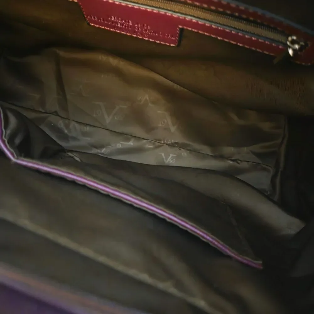 Versace 19.69 Abbigliamento Sportivo SRL Plum Handbag/Satchel